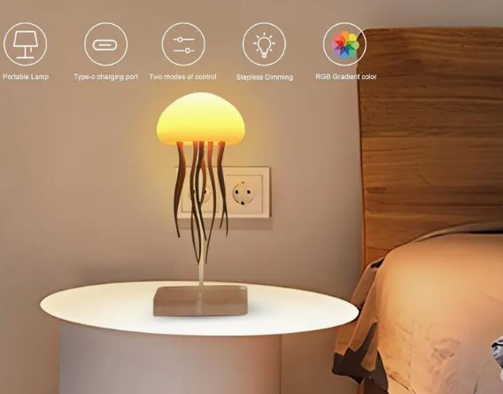 Lampara Medusa LED Relajante
