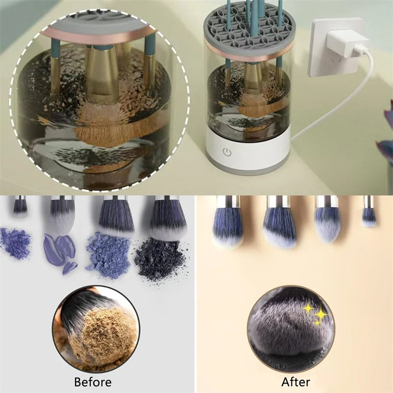 Limpiador De Brochas De Maquillaje